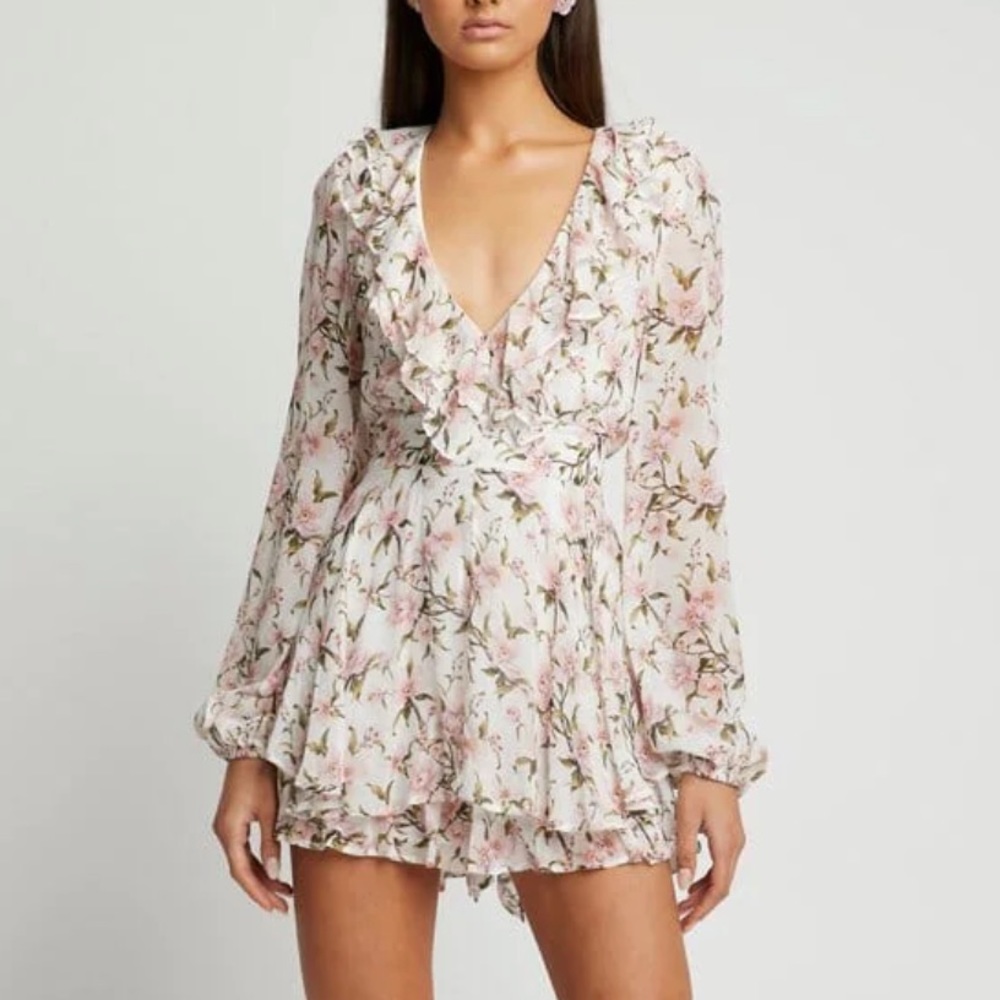 Sofia the label floral romper